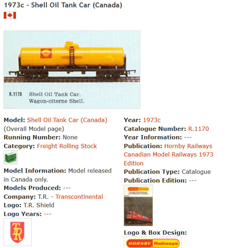 Hornby 1973 R1170