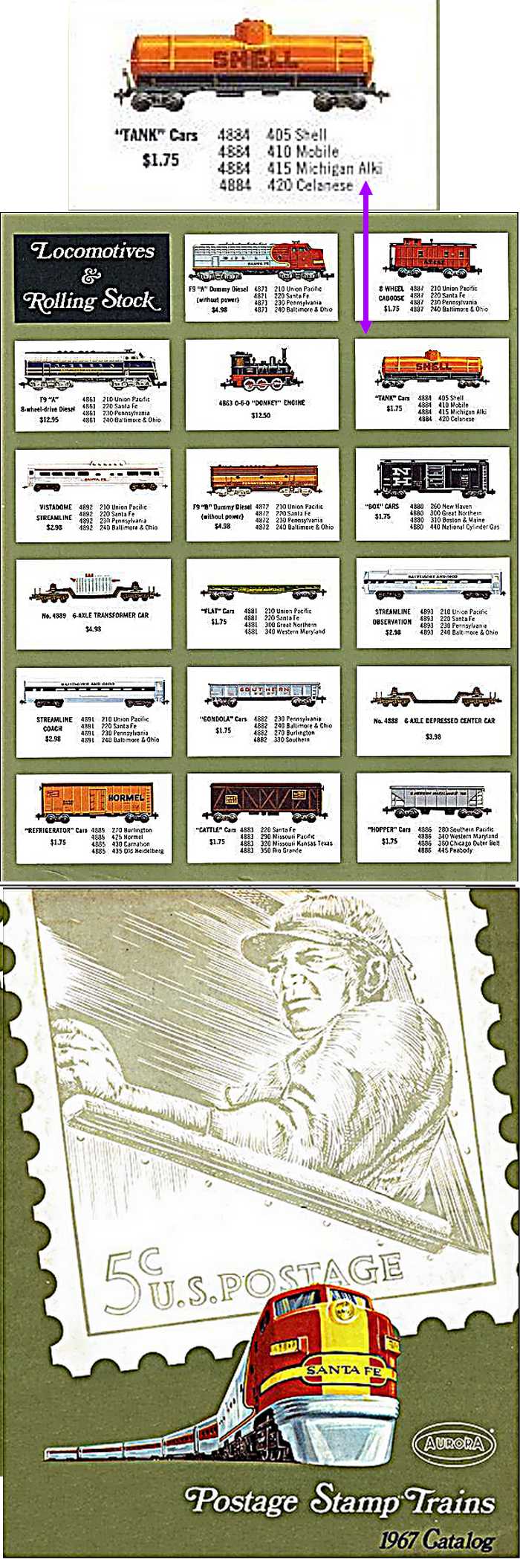 Aurora Postage stamp 1969 