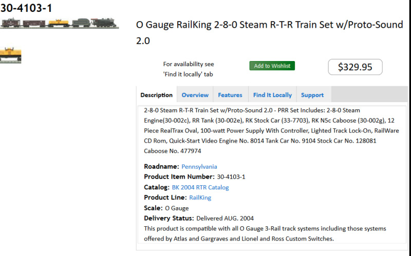MTH 30-4103 C