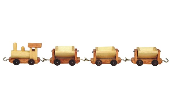 Holzspielzeug Grubenbahn, 26 cm, natur von Stephan Kaden